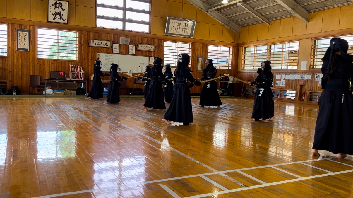 五常舘の剣道稽古風景